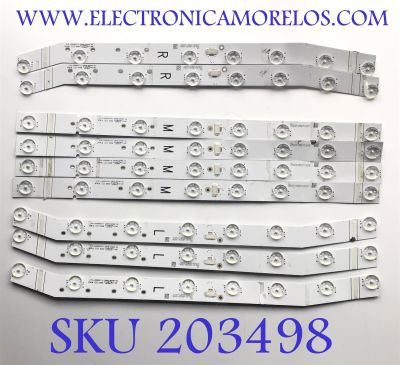 KIT DE LED'S PARA TCL ((INCOMPLETO SOLO 9 PIEZAS)) / NUMERO DE PARTE YHB-4C-LB5008-YH06J / YHB-4C-LB5008-YH05J / YHB-4C-LB5008-YH04J / TCL-50S535-3030FC-C-LX20200317 / TCL-50S535-3030FC-B-LX20200317 / TCL-50S535-3030FC-A-LX20200317 / MODELO 50S535